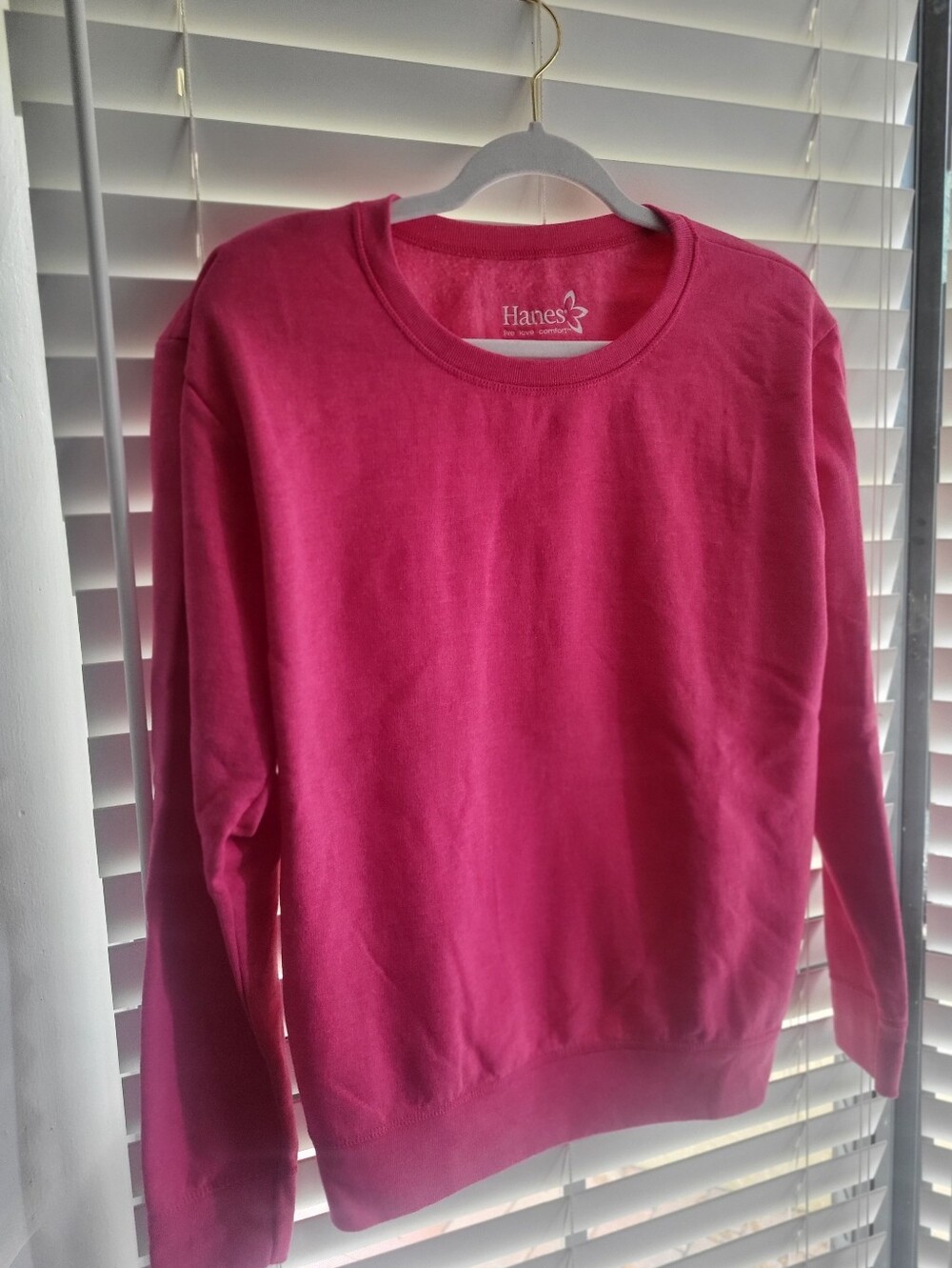 Hanes Hot Pink Pullover Sweatshirt